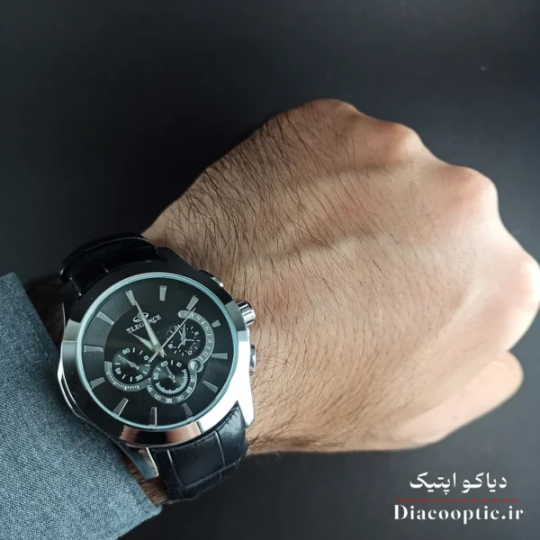ساعت مچی ست برند الگانس مدل 1179 بند چرمی - تصویر 3