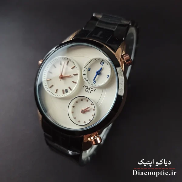 ساعت مچی مردانه برند تیسوت سه موتور مدل Tis1146 استیل - تصویر 10