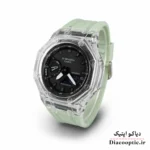 ساعت مچی دخترانه و پسرانه برند جیشاک مدل G1263 دو زمانه بند رابر