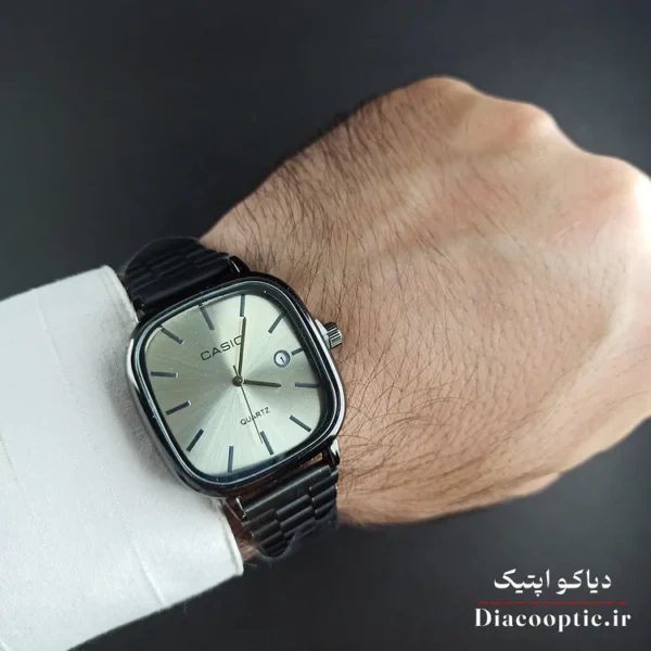 ساعت مچی مردانه مربعی برند کاسیو مدل Casio1137 - تصویر 18