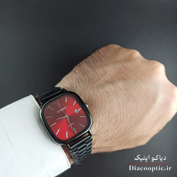 ساعت مچی مردانه مربعی برند کاسیو مدل Casio1137 - تصویر 4