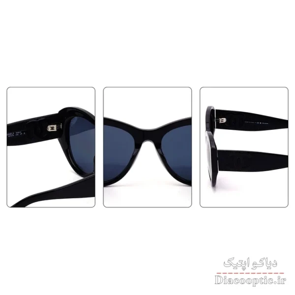عینک آفتابی زنانه اورجینال برند شنل مدل CH5492 یووی 400 - تصویر 4