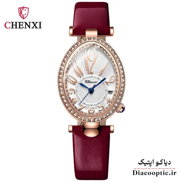 ساعت مچی زنانه چرم برند چنکسی مدل DO-CHENXI 326 - تصویر 3
