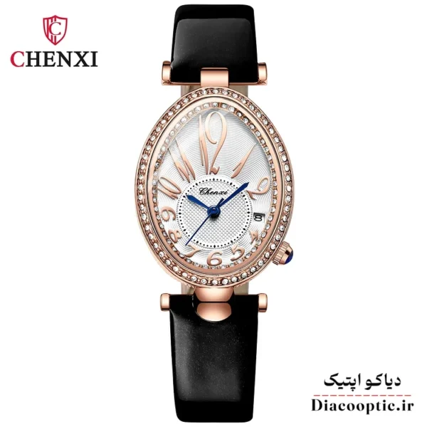 ساعت مچی زنانه چرم برند چنکسی مدل DO-CHENXI 326 - تصویر 4