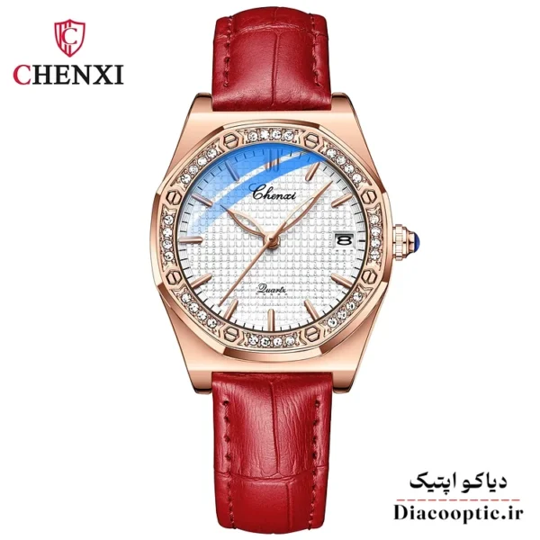 ساعت مچی زنانه چرم برند چنکسی مدل Do-CHENXI 8248 - تصویر 2