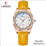 ساعت مچی زنانه چرم برند چنکسی مدل Do-CHENXI 8248 - تصویر 4