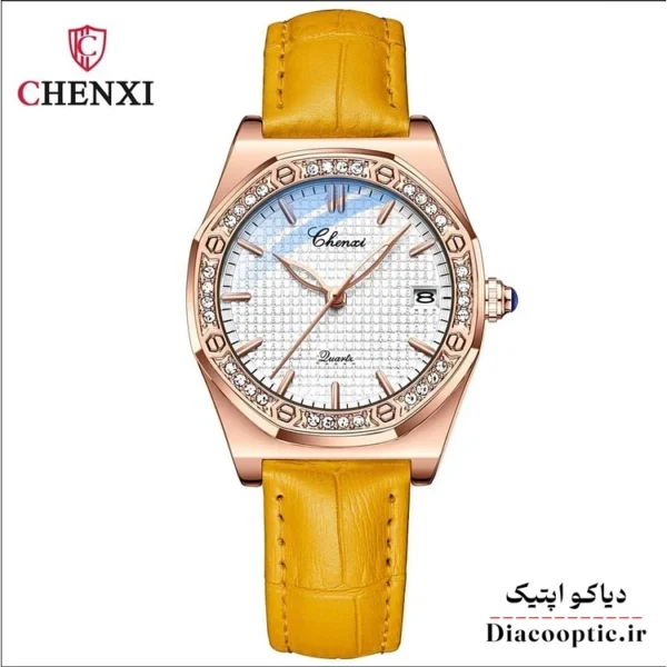 ساعت مچی زنانه چرم برند چنکسی مدل Do-CHENXI 8248 - تصویر 4