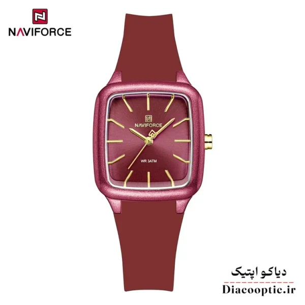 ساعت مچی زنانه برند نیوی فورس مدل Do-NAVIFORCE 5055 بند رابر - تصویر 3