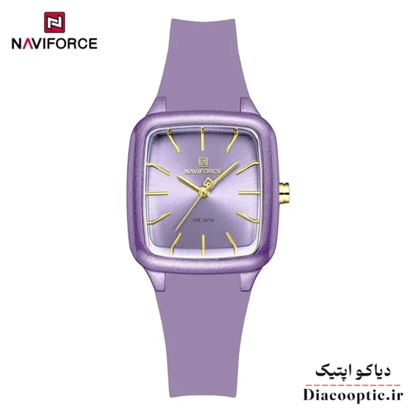 ساعت مچی زنانه برند نیوی فورس مدل Do-NAVIFORCE 5055 بند رابر - تصویر 4