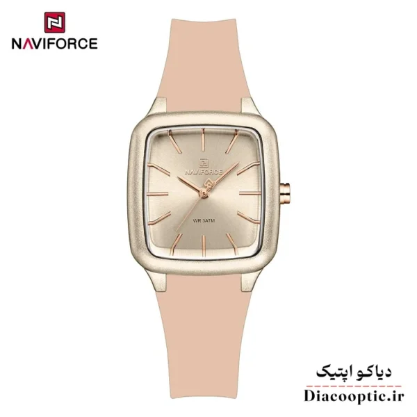 ساعت مچی زنانه برند نیوی فورس مدل Do-NAVIFORCE 5055 بند رابر - تصویر 5