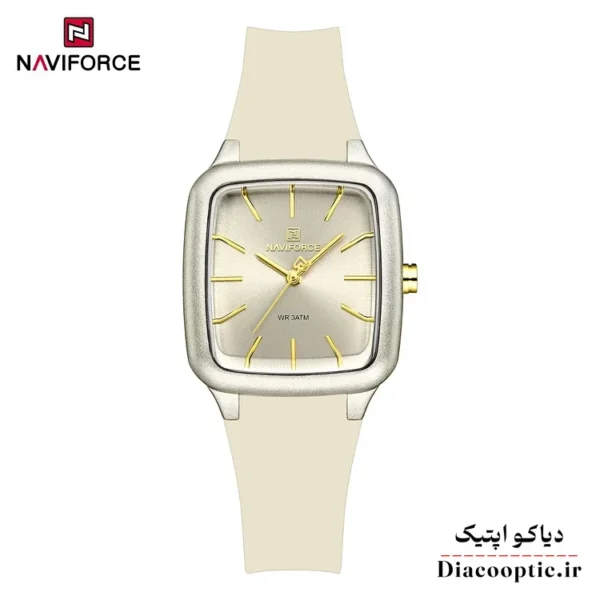 ساعت مچی زنانه برند نیوی فورس مدل Do-NAVIFORCE 5055 بند رابر - تصویر 6