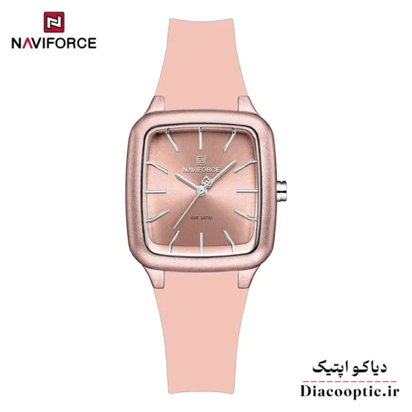 ساعت مچی زنانه برند نیوی فورس مدل Do-NAVIFORCE 5055 بند رابر - تصویر 7