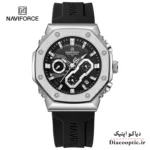 ساعت مچی زنانه برند نیوی فورس سه موتور مدل Do-NAVIFORCE 8035 بند رابر - تصویر 2