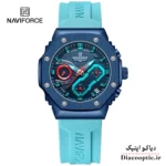 ساعت مچی زنانه برند نیوی فورس سه موتور مدل Do-NAVIFORCE 8035 بند رابر - تصویر 6
