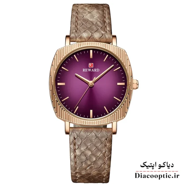 ساعت مچی زنانه برند ریوارد مدل DO-REWARD 23008 بند چرم - تصویر 4