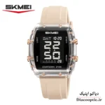 ساعت مچی زنانه برند اسکمی مدل Do-SKMEI 2410بند رابر - تصویر 2
