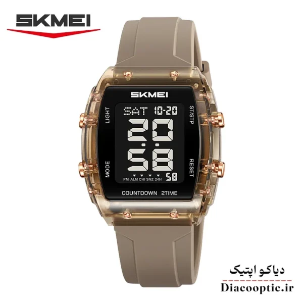 ساعت مچی زنانه برند اسکمی مدل Do-SKMEI 2410بند رابر - تصویر 5