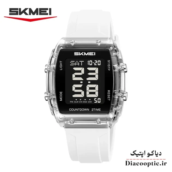 ساعت مچی زنانه برند اسکمی مدل Do-SKMEI 2410بند رابر - تصویر 6