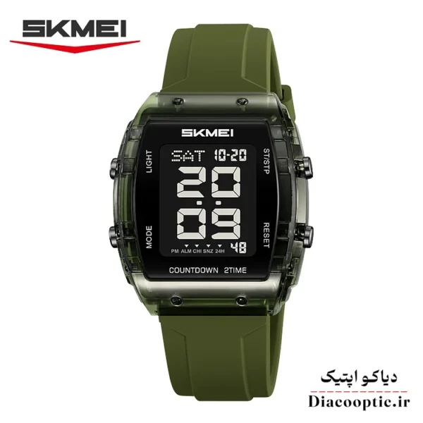 ساعت مچی زنانه برند اسکمی مدل Do-SKMEI 2410بند رابر - تصویر 7