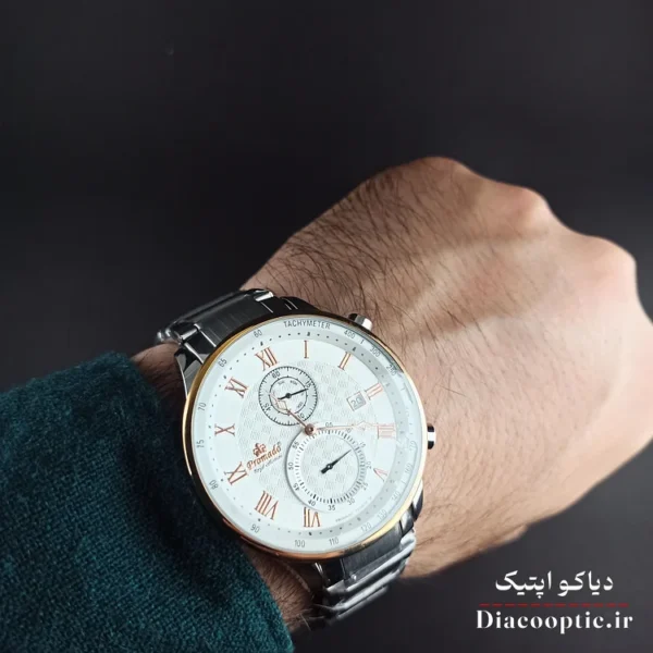 ساعت مچی مردانه برند پرومادو سه موتور مدل DO1107 - تصویر 4