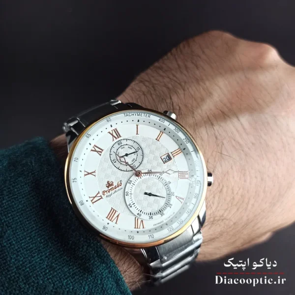 ساعت مچی مردانه برند پرومادو سه موتور مدل DO1107 - تصویر 5
