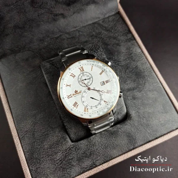 ساعت مچی مردانه برند پرومادو سه موتور مدل DO1107 - تصویر 9