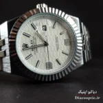 ساعت مچی مردانه برند رولکس مدل DO1110 استیل آرام گرد - تصویر 3