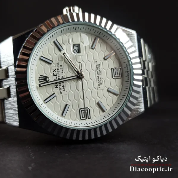 ساعت مچی مردانه برند رولکس مدل DO1110 استیل آرام گرد - تصویر 3