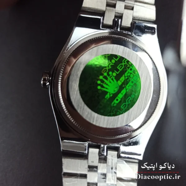 ساعت مچی مردانه برند رولکس مدل DO1110 استیل آرام گرد - تصویر 6