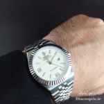 ساعت مچی مردانه برند رولکس مدل DO1110 استیل آرام گرد - تصویر 8