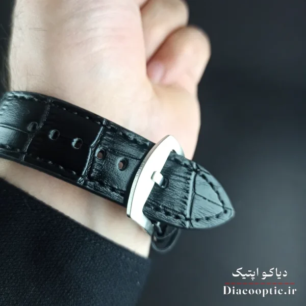 ساعت مچی مردانه برند امگا سه موتور مدل DO1114 بند چرمی - تصویر 6
