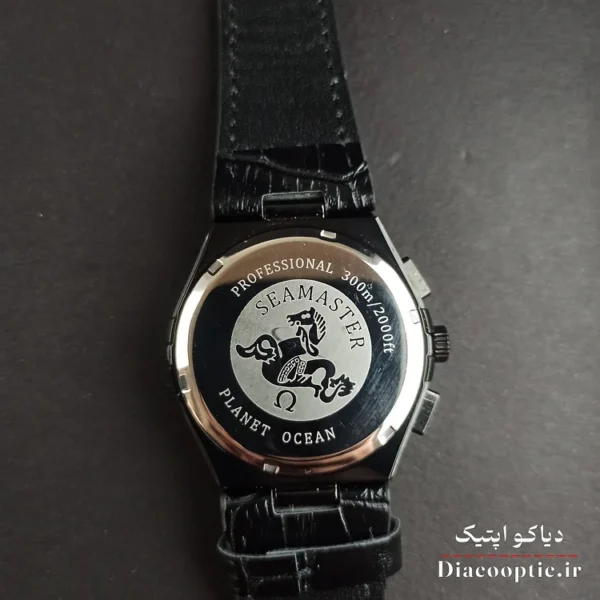 ساعت مچی مردانه برند امگا سه موتور مدل DO1114 بند چرمی - تصویر 7