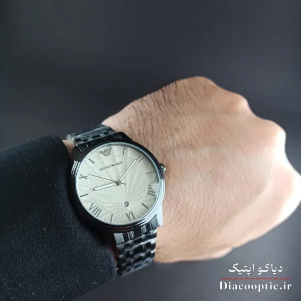 ساعت مچی مردانه برند امپریو آرمانی مدل DO1115 استیل - تصویر 10