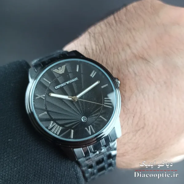 ساعت مچی مردانه برند امپریو آرمانی مدل DO1115 استیل - تصویر 5