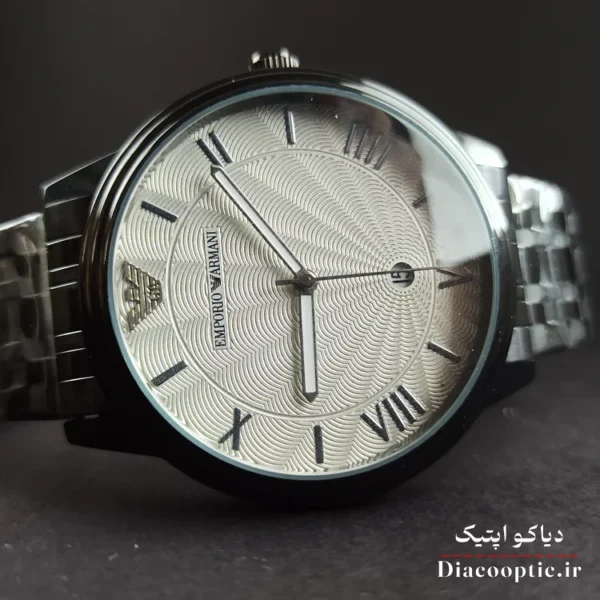 ساعت مچی مردانه برند امپریو آرمانی مدل DO1115 استیل - تصویر 9