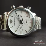 ساعت مچی مردانه برند امپریو آرمانی سه موتور مدل DO1116 استیل - تصویر 3
