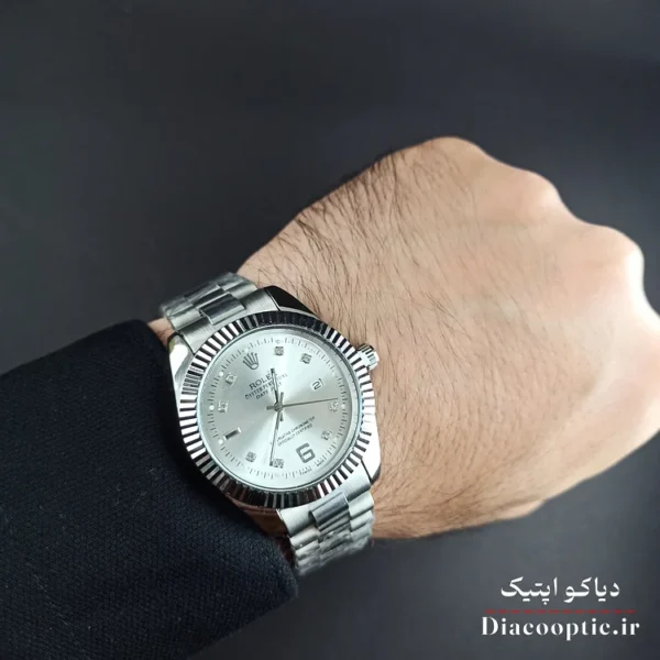 ساعت مچی مردانه برند رولکس مدل DO1119 استیل - تصویر 12