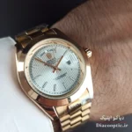 ساعت مچی مردانه برند رولکس مدل دیت جاست DO1156 استیل - تصویر 5