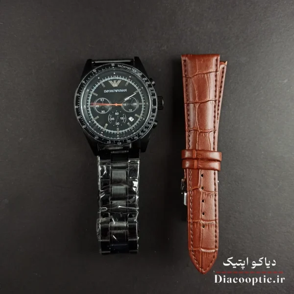 ساعت مچی مردانه برند امپریو آرمانی سه موتور مدل DO1162 با بند اضافه - تصویر 17