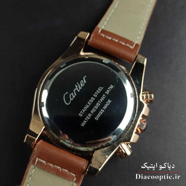 ساعت مچی مردانه برند کارتیر ۳ موتور مدل DO1174 بند چرم - تصویر 7