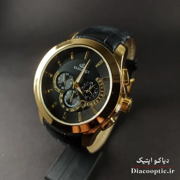 ساعت مچی مردانه برند الگانس مدل DO1176 بند چرمی - تصویر 11