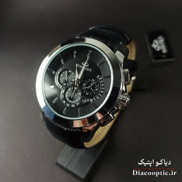 ساعت مچی مردانه برند الگانس مدل DO1176 بند چرمی - تصویر 13