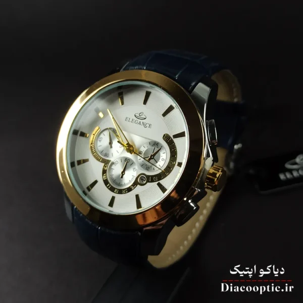 ساعت مچی مردانه برند الگانس مدل DO1176 بند چرمی - تصویر 9
