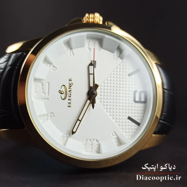 ساعت مچی مردانه موتور ژاپن برند الگانس مدل DO1193 بند چرمی - تصویر 4