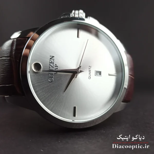 ساعت مچی مردانه موتور ژاپن برند سیتیزن مدل DO1196 بند چرمی - تصویر 9