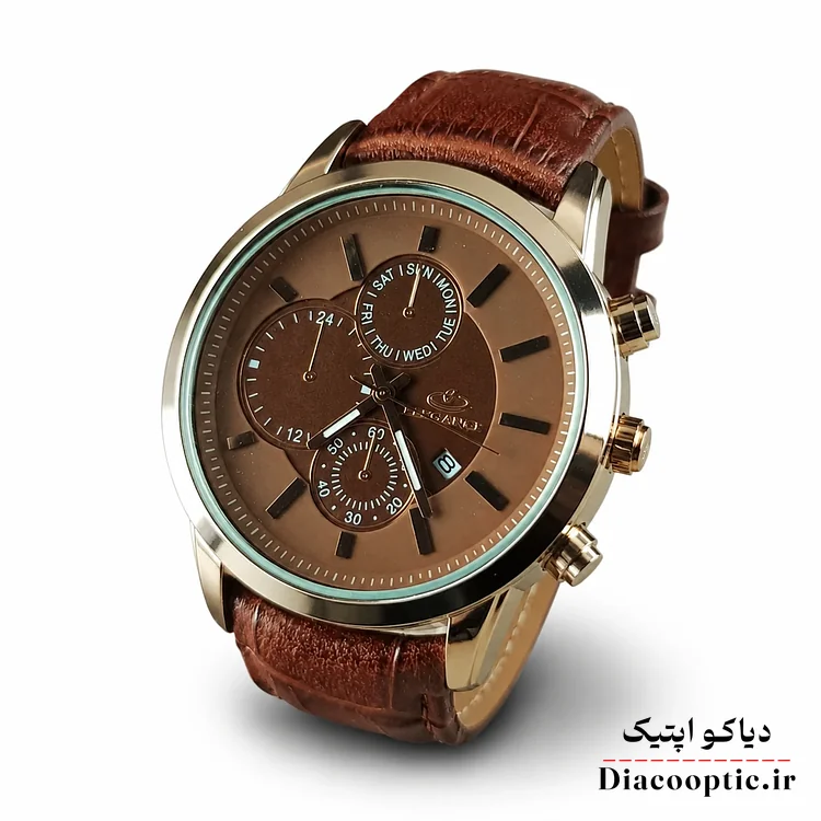 do1197-1.webp ساعت مچی مردانه موتور ژاپن برند الگانس مدل DO1197 بند چرمی - تصویر 1