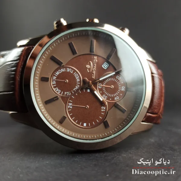 ساعت مچی مردانه موتور ژاپن برند الگانس مدل DO1197 بند چرمی - تصویر 4