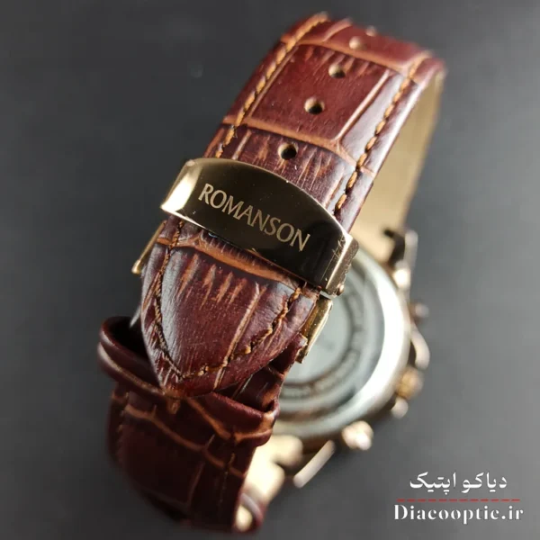 ساعت مچی مردانه موتور ژاپن برند رمانسون مدل DO1200 بند چرمی - تصویر 5