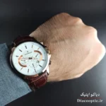 ساعت مچی مردانه موتور ژاپن برند رمانسون مدل DO1200 بند چرمی - تصویر 7