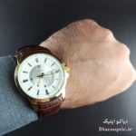 ساعت مچی مردانه موتور ژاپن برند الگانس مدل DO1201 بند چرمی - تصویر 11